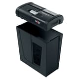 Destructeur de documents P2 Coupe droite Secure S5 6 mm REXEL — Corbeille amovible ouverte
