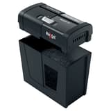 Destructeur de documents confidentiels P4 Coupe croisée Secure X6 4 x 40 mm REXEL — Corbeille amovible ouverte