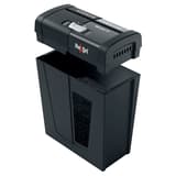Destructeur de documents confidentiels P4 Coupe croisée Secure X8 4 x 40 mm REXEL — Corbeille amovible ouverte