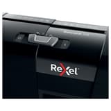 Destructeur de documents confidentiels P4 Coupe croisée Secure X8 4 x 40 mm REXEL — Détails boutons
