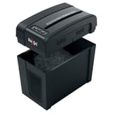 Destructeur de documents confidentiels P4 Coupe croisée Secure X6-SL 4 x 40 mm REXEL — Corbeille amovible ouverte