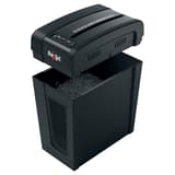 Destructeur de documents confidentiels P4 Coupe croisée Secure X8-SL 4 x 40 mm REXEL — Corbeille amovible ouverte