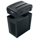 Destructeur de documents confidentiels P4 Coupe croisée Secure X10-SL 4 x 40 mm REXEL — Corbeille amovible ouverte