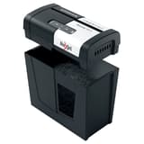 Destructeur de documents très confidentiels P5 Coupe croisée Secure MC3 2 x 15 mm REXEL — Corbeille amovible ouverte