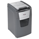 Destructeur de documents très confidentiels P5 Coupe croisée Insertion papier automatique Optimum Autofeed+ 130M 2 x 15 mm avec insertion papier automatique REXEL — Vue de droite
