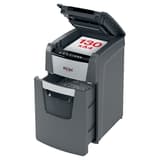 Destructeur de documents confidentiels P4 Coupe croisée Insertion papier automatique Optimum Autofeed+ 130X 4 x 28 mm avec insertion papier automatique REXEL — Capacité insertion papier automatique