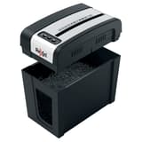 Destructeur de documents très confidentiels P5 Coupe croisée Secure MC3-SL 2 x 15 mm REXEL — Corbeille amovile ouverte