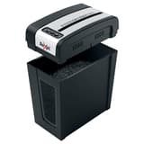 Destructeur de documents très confidentiels P5 Coupe croisée Secure MC4-SL 2 x 15 mm REXEL — Corbeille amovible ouverte