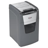 Destructeur de documents confidentiels P4 Coupe croisée Insertion papier automatique Optimum Autofeed+ 150X 4 x 28 mm avec insertion papier automatique REXEL — Vue de droite