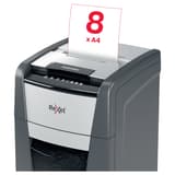 Destructeur de documents très confidentiels P5 Coupe croisée Insertion papier automatique Optimum Autofeed+ 225M 2 x 15 mm avec insertion papier automatique REXEL — Insertion papier manuelle