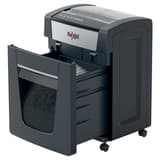 Destructeur de documents confidentiels P4 Coupe croisée Momentum P420+ 4 x 35 mm REXEL — Bac extractible ouvert
