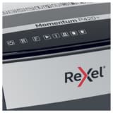 Destructeur de documents confidentiels P4 Coupe croisée Momentum P420+ 4 x 35 mm REXEL — Détails boutons