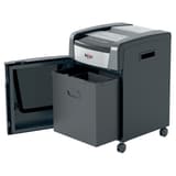 Destructeur de documents confidentiels P4 Coupe croisée Momentum Extra XP420+ 4 x 35 mm REXEL — Bac extractible ouvert