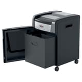 Destructeur de documents très confidentiels P5 Coupe croisée Momentum Extra XP514+ 2 x 15 mm REXEL — Bac extractible ouvert