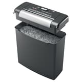 Destructeur de documents P2 Coupe droite Momentum S206 6 mm REXEL — Corbeille amovible ouverte