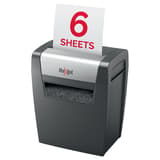 Destructeur de documents confidentiels P4 Coupe croisée Momentum X406 4 x 28 mm REXEL — Insertion papier