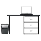 Destructeur de documents P3 Coupe croisée Momentum X308 5 x 42 mm REXEL — Comparaison taille réelle