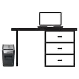 Destructeur de documents P3 Coupe croisée Momentum X312-SL 5 x 42 mm REXEL — Comparaison taille réelle