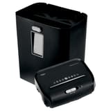 Destructeur de documents confidentiels P4 Coupe croisée Promax QS REX623 4 x 40 mm REXEL — Corbeille amovible ouverte