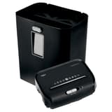 Destructeur de documents P2 Coupe droite Promax QS RES823 6 mm REXEL — Corbeille amovible ouverte