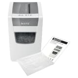 Destructeur de documents confidentiels P4 Coupe croisée IQ Slim Home Office 4 x 28 mm LEITZ — Avec feuilles de lubrification