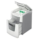 Destructeur de documents confidentiels P4 Coupe croisée Insertion papier automatique IQ Autofeed+ 100 4 x 30 mm avec insertion papier automatique LEITZ — Capacité insertion papier automatique