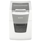 Destructeur de documents confidentiels P4 Coupe croisée Insertion papier automatique IQ Autofeed+ 100 4 x 30 mm avec insertion papier automatique LEITZ — Vue de face