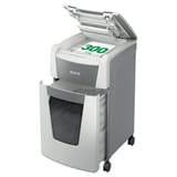 Destructeur de documents confidentiels P4 Coupe croisée Insertion papier automatique IQ Autofeed+ 300 4 x 30 mm avec insertion papier automatique LEITZ — Capacité insertion papier automatique