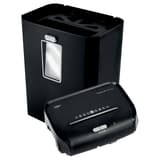 Destructeur de documents confidentiels P4 Coupe croisée Promax QS RSX1035 4 x 40 mm REXEL — Corbeille amovible ouverte