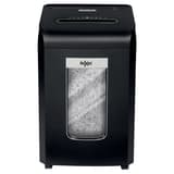 Destructeur de documents confidentiels P4 Coupe croisée Promax QS RSX1535 4 x 40 mm REXEL — Vu de face, fente d'introduction et hublot de niveau