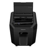 Destructeur de documents confidentiels P4 Coupe croisée Insertion papier automatique AutoMax 90M 4 x 12 mm avec insertion papier automatique FELLOWES — Bac d'alimentation automatique jusqu'à 90 feuilles (70g/m²) - Destructeur de papier fellowes