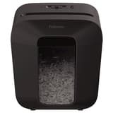 Destructeur de documents confidentiels P4 Coupe croisée Powershred LX25 4 x 37 mm FELLOWES — Fenêtre de visualisation du remplissage du bac - destructeur de papier fellowes