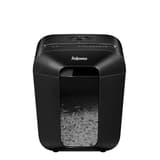 Destructeur de documents confidentiels P4 Coupe croisée Powershred LX50 4 x 37 mm noir FELLOWES — Vue de face - Fenêtre de visualisation du remplissage du bac - Destructeur de papier Fellowes