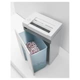 Destructeur de documents très confidentiels P5 Coupe croisée 2265 C/C 2 x 15 mm IDEAL — Bac collecteur ouvert