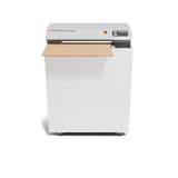 Matelasseur de cartons pour calage Matelasseur ProfiPack ecoChip + kit adaptation aspiration HSM — Vue de faceen fonctionnement - 1 carton