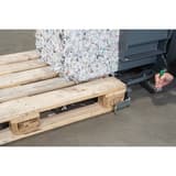 Porte-palette SP 5088 HSM - Palette tenue par le porte-palette HSM à la sortie de la presse de la combinaison Powerline SP 5088