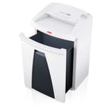 Destructeur de documents P2 Coupe droite B22 Securio 5,8 mm HSM — Bac collecteur ouvert