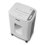 Destructeur de documents confidentiels P4 Coupe croisée Insertion papier automatique ShredMATIC 150 P4 4 x 12 mm avec insertion papier automatique DAHLE — Destructeur Dahle ShredMATIC 150 en coupe croisée 4 x 12 mm, particules visibles dans le bac de 24 L par la fenêtre