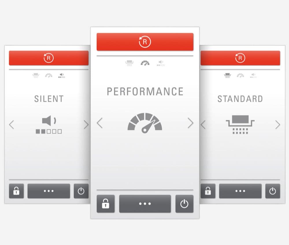 IntelligentDrive avec trois modes de fonctionnement pour une utilisation personnalisée - IntelligentDrive avec modes Silent, Standard et Performance.