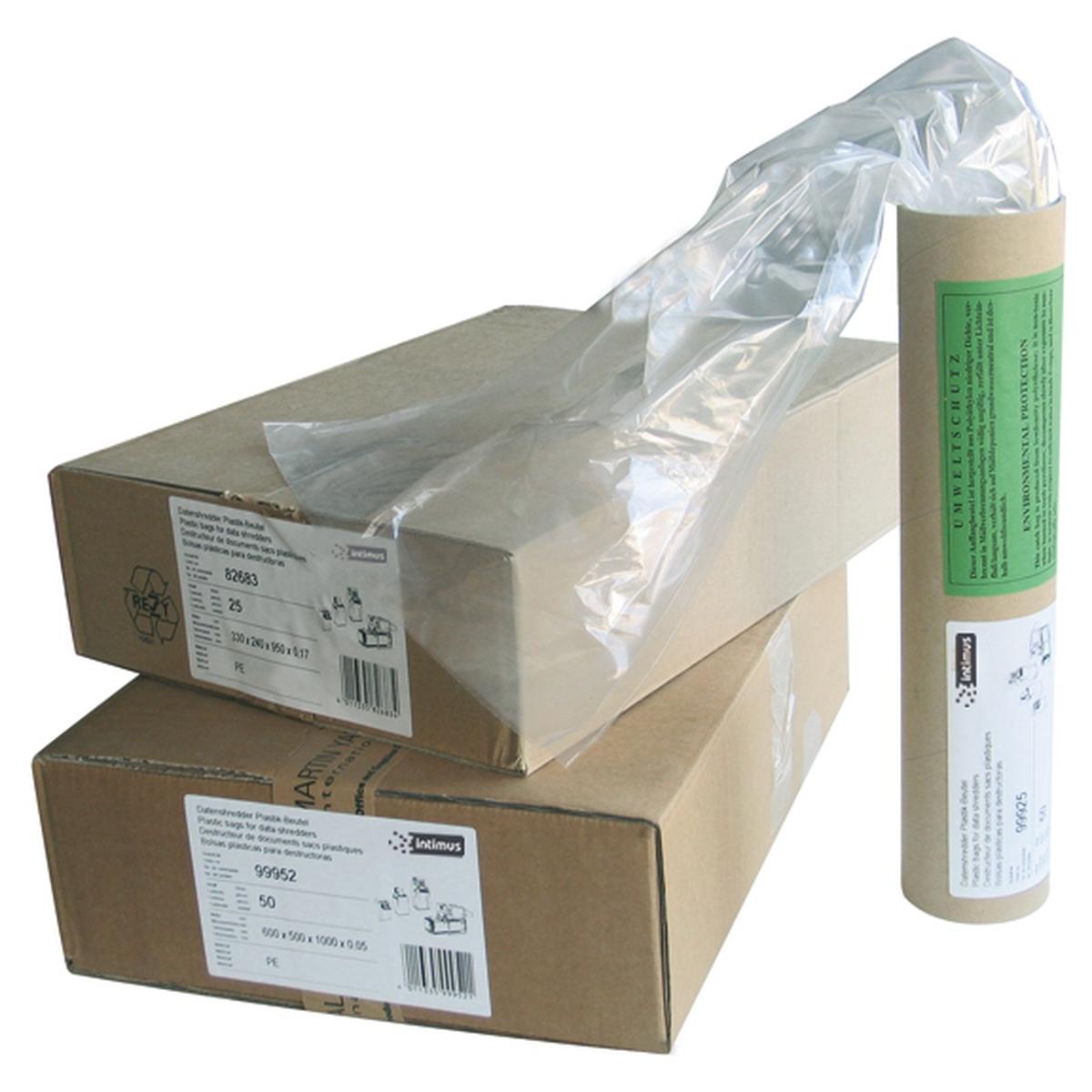 Lot de 100 sacs plastiques 55 litres (n°99925) INTIMUS — Base