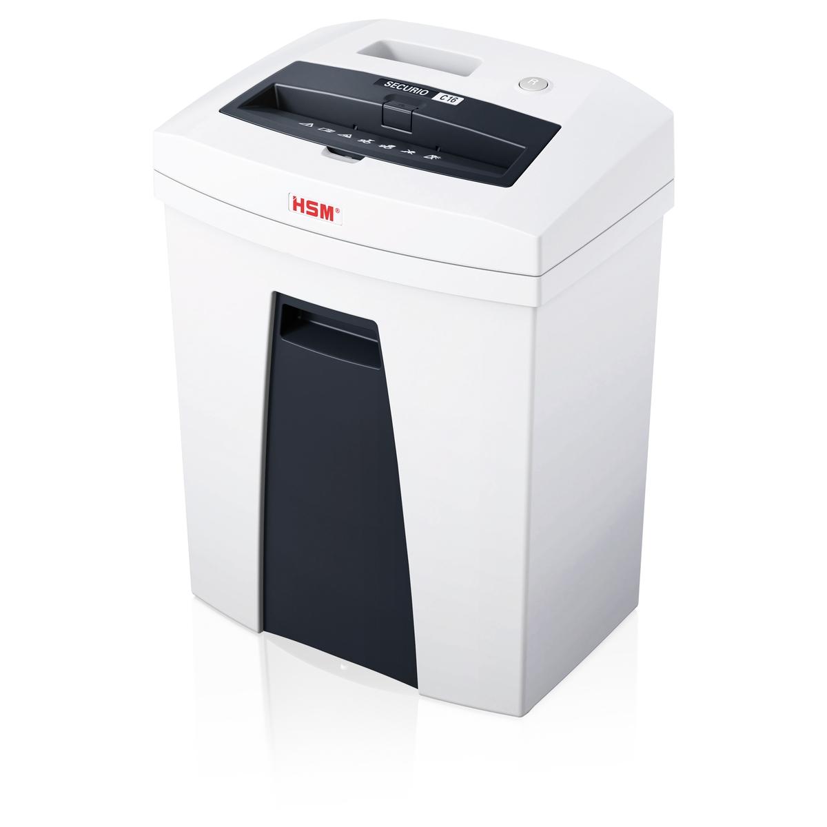 Destructeur de documents confidentiels P4 Coupe croisée C16 Securio 4 x 25 mm HSM — Base