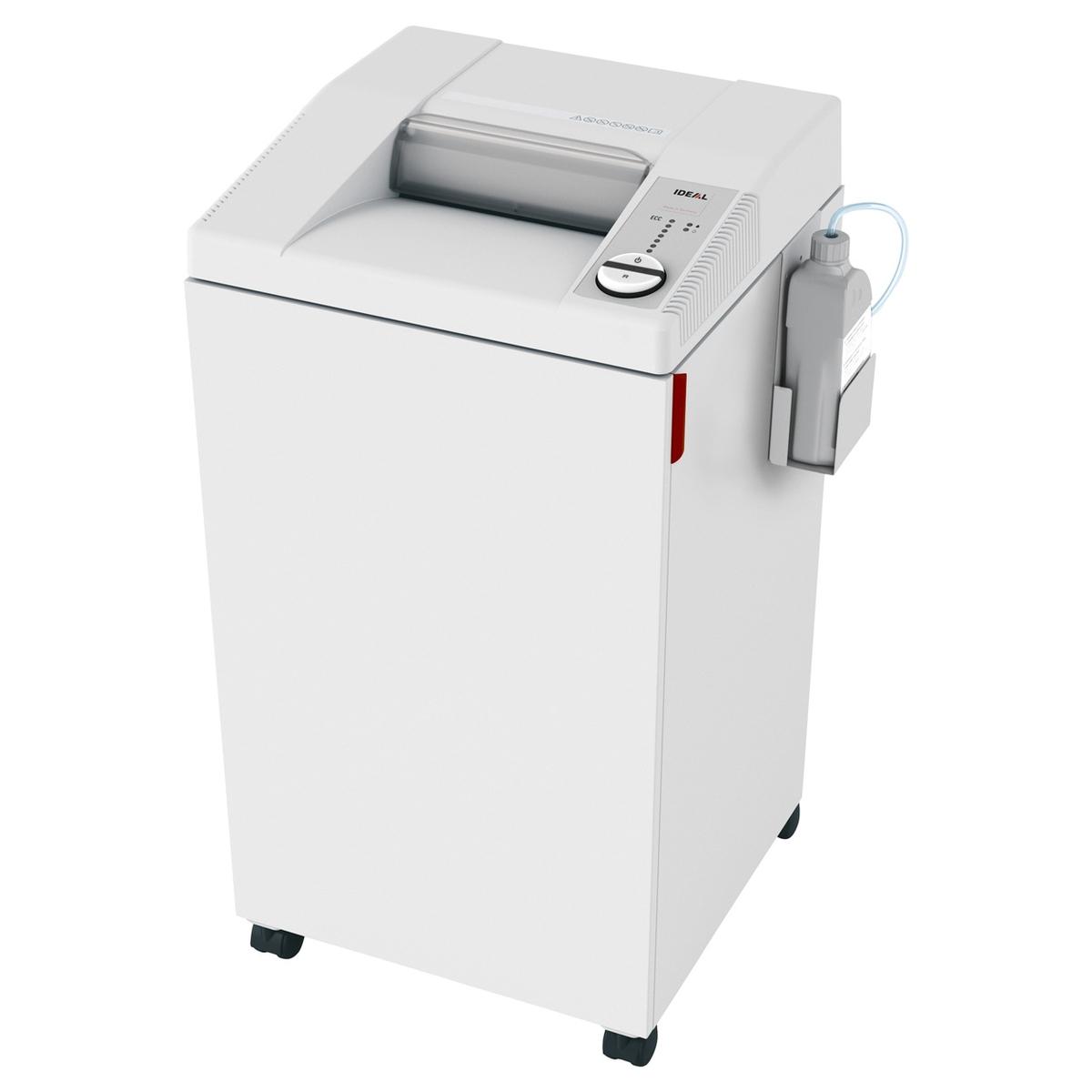 Destructeur de documents très secrets P7 Coupe micro-particules 2605 SM/C 0,8 x 5 mm équipé d'un huileur automatique IDEAL — Base