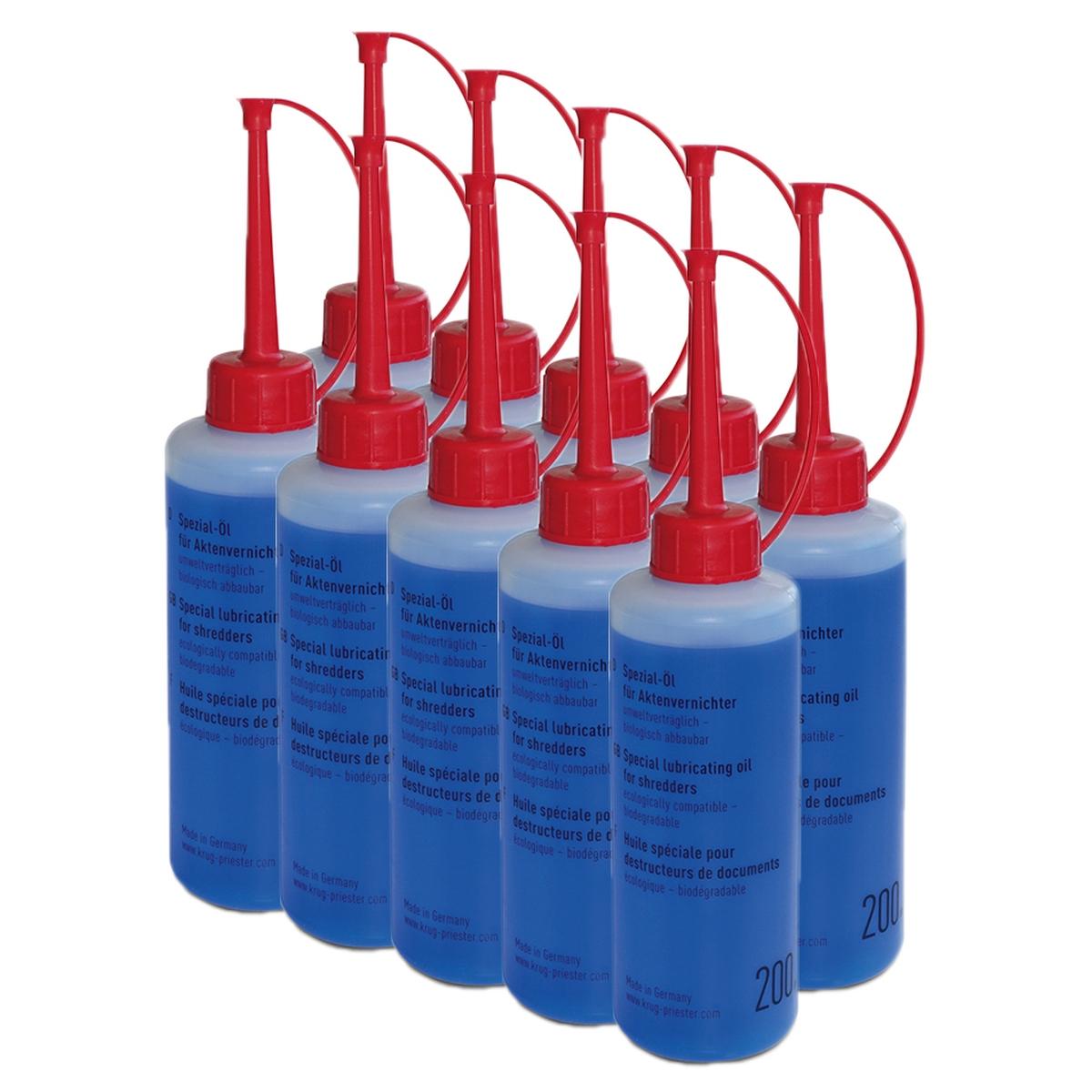 Lot de 10 bouteilles d'huile de lubrification 200 ml IDEAL — Base