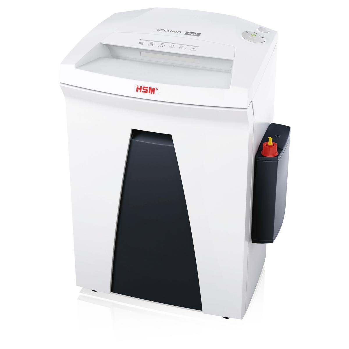 Destructeur de documents très confidentiels P5 Coupe croisée B24 Securio 1,9 x 15 mm équipé d'un huileur automatique HSM — Base