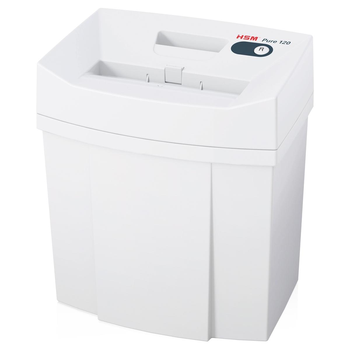 Destructeur de documents P2 Coupe droite 120 Pure 3,9 mm HSM — Base