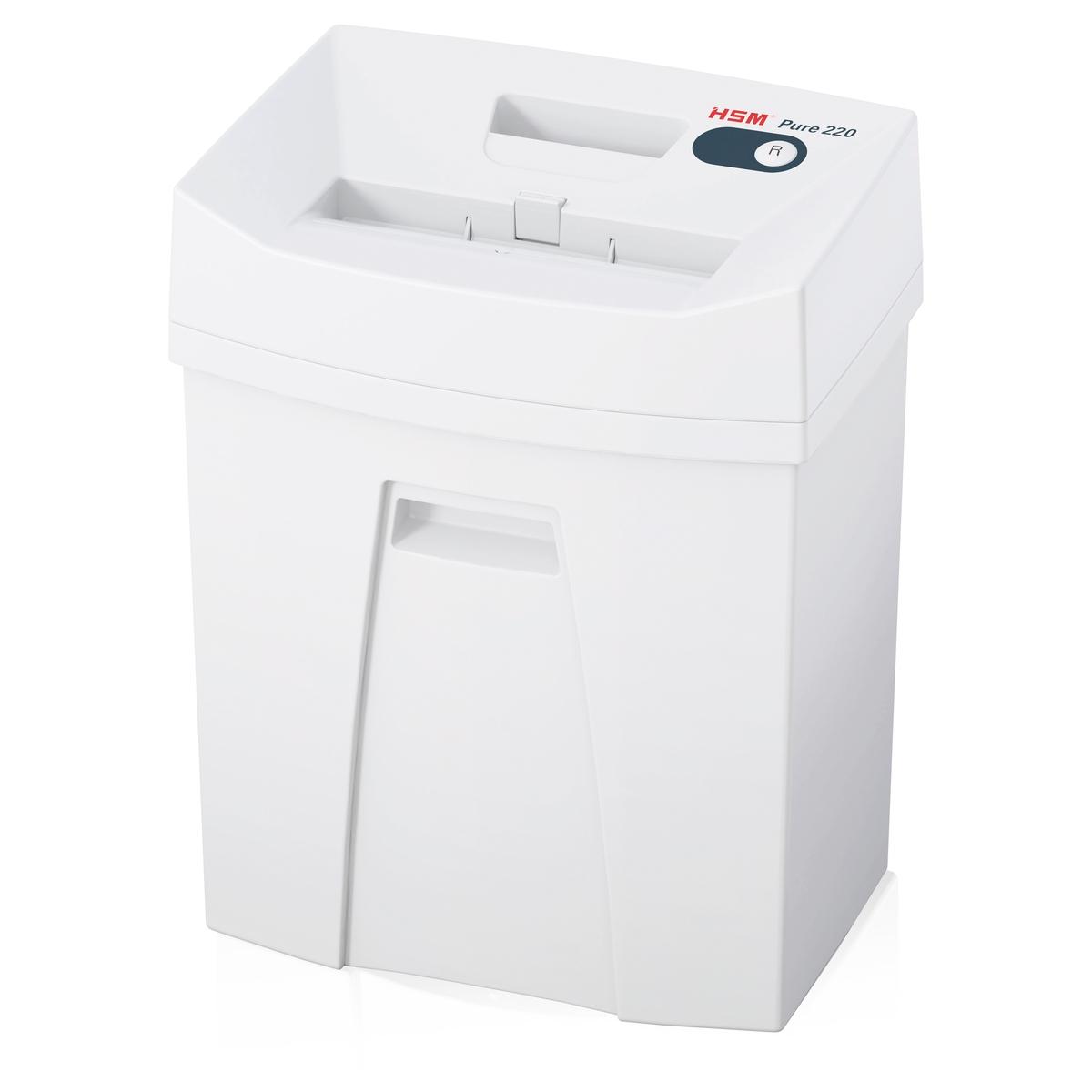 Destructeur de documents P2 Coupe droite 220 Pure 3,9 mm HSM — Base