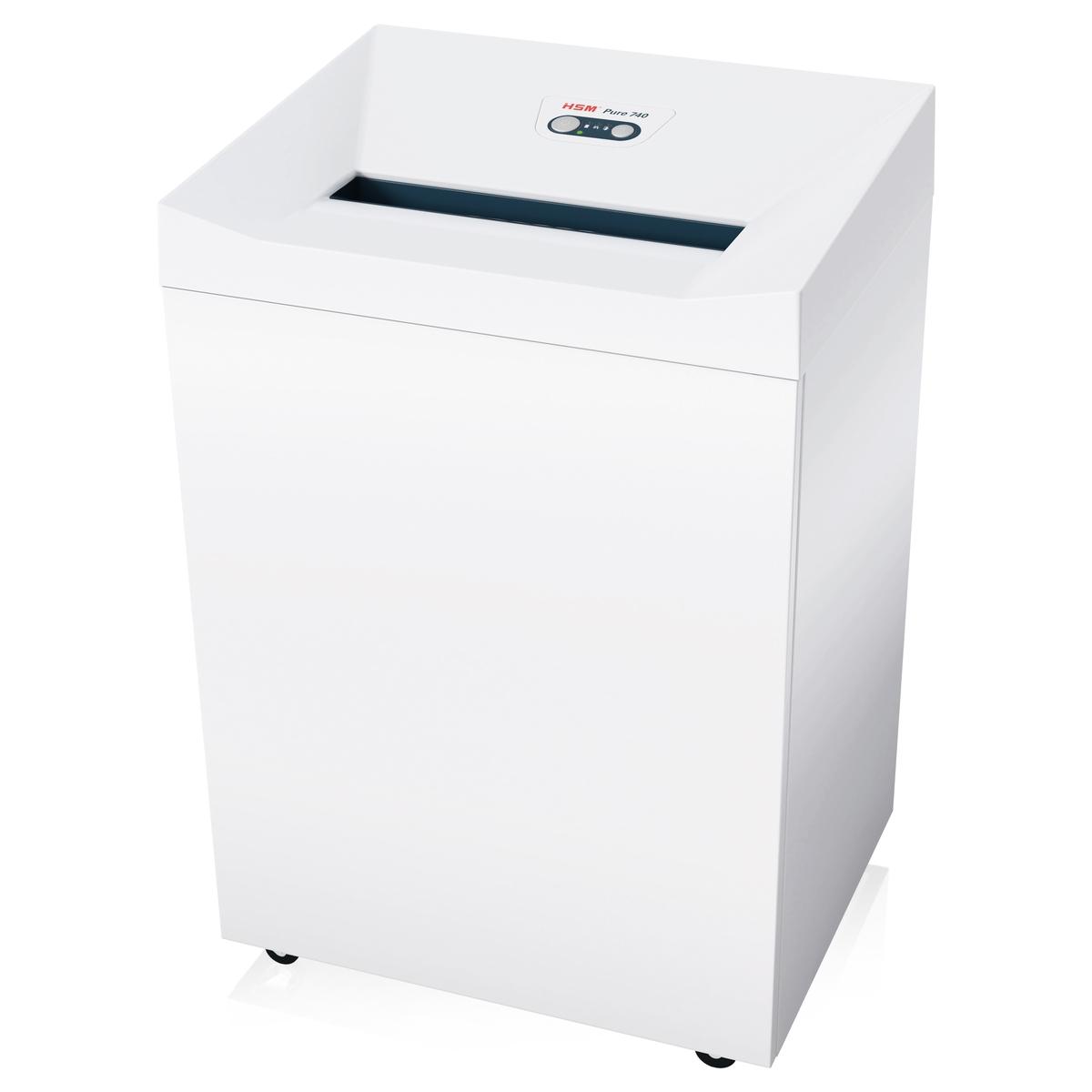 Destructeur de documents P2 Coupe droite 740 Pure 3,9 mm HSM — Base