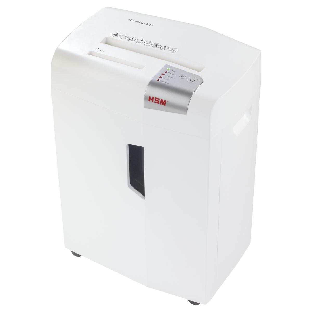 Destructeur de documents confidentiels P4 Coupe croisée X15 Shredstar 4 x 37 mm HSM — Base