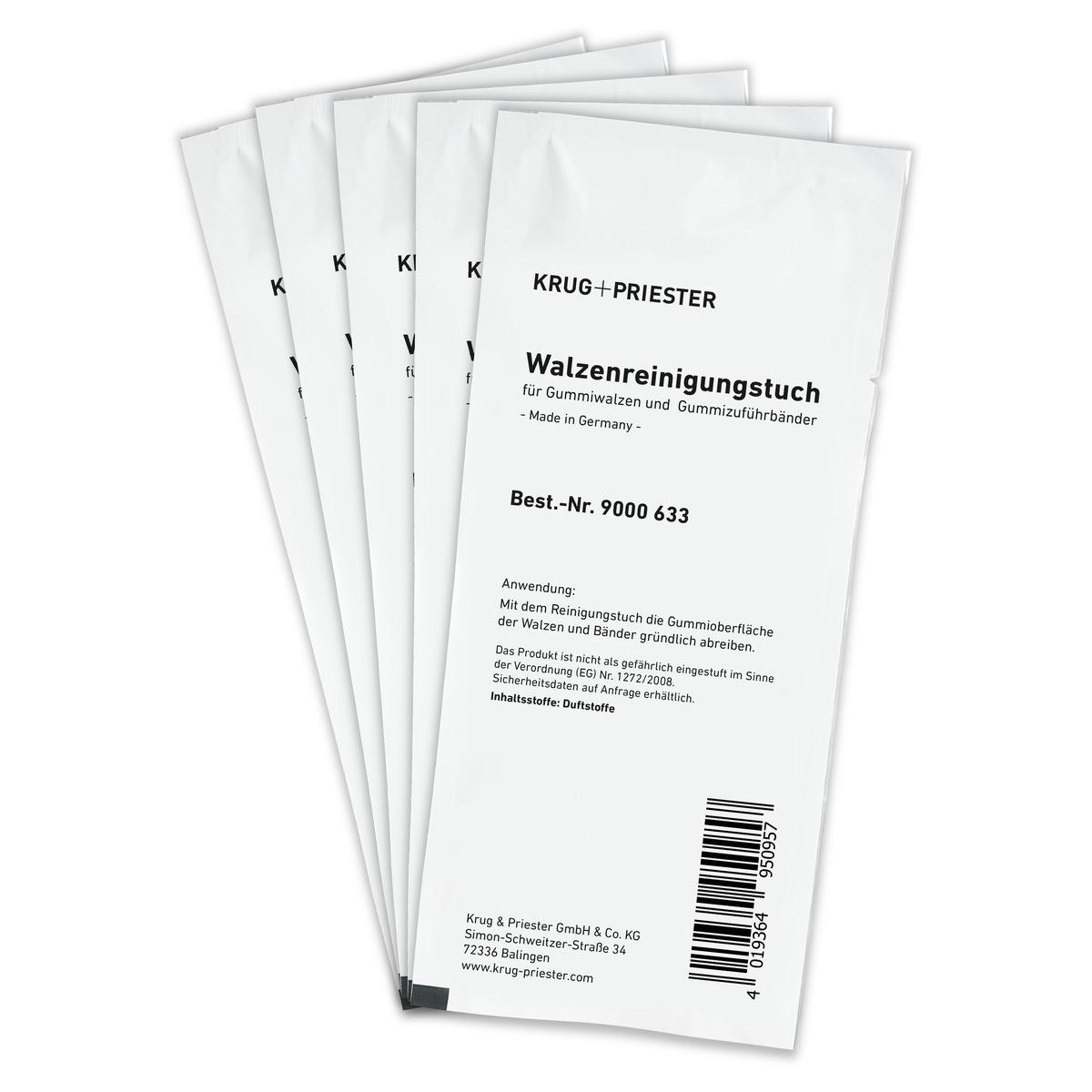 Lot de 5 lingettes de nettoyage des rouleaux et courroies IDEAL — Base
