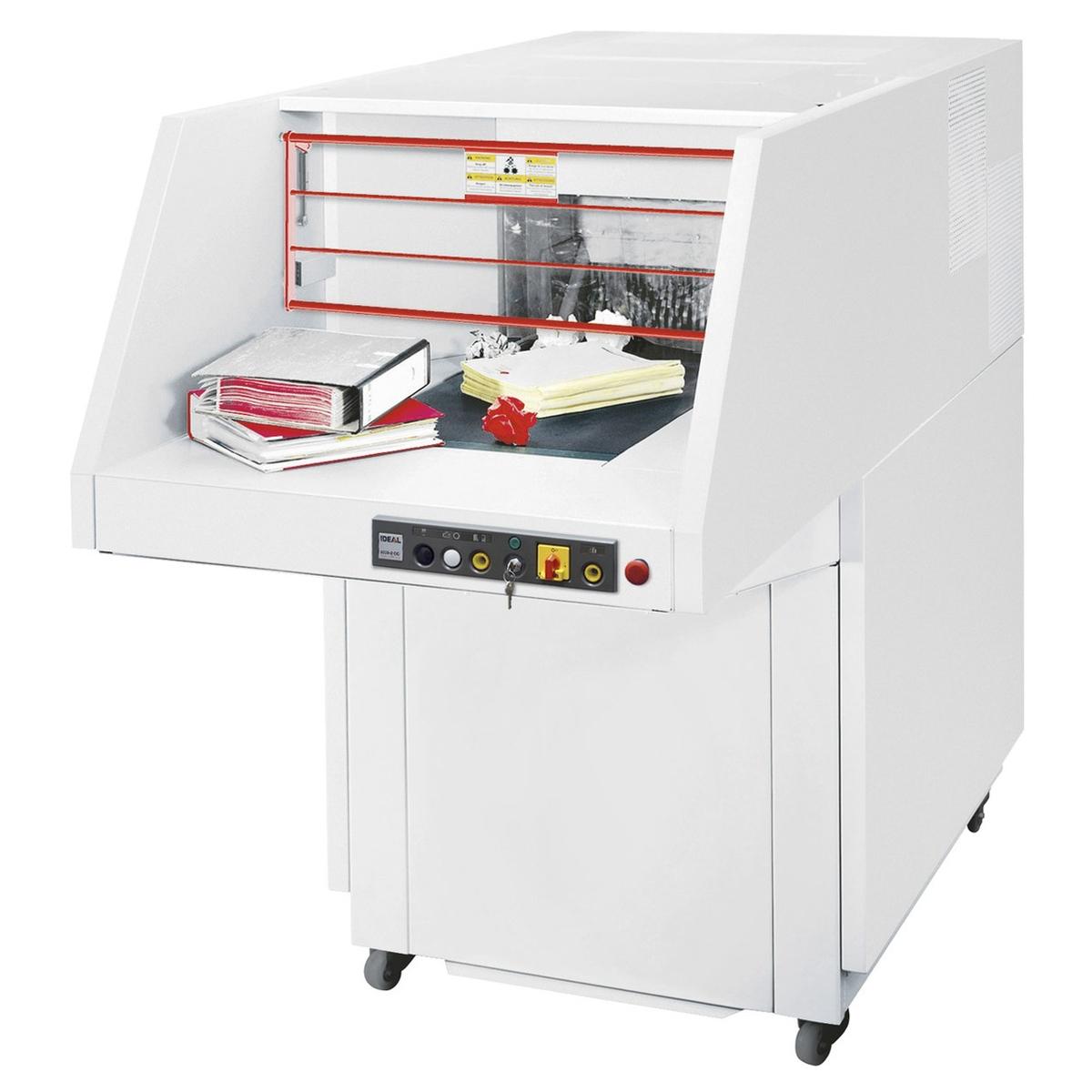 Destructeur de documents P3 Coupe croisée Forte capacité 5009 C/C 6 X 50 mm IDEAL — Base
